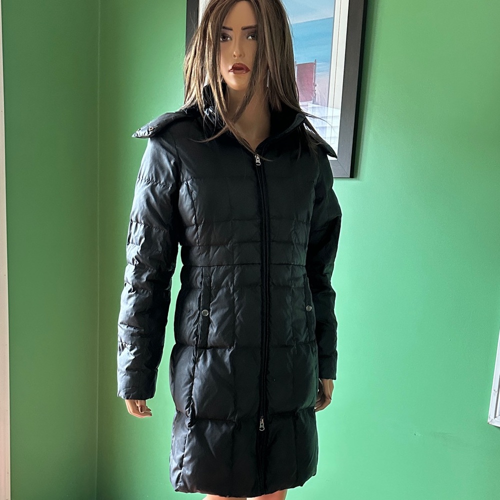 🌼🌼EUC Eddie Bauer Women's Premium Quality Goose Down Black Puffer Jacket🌼🌼